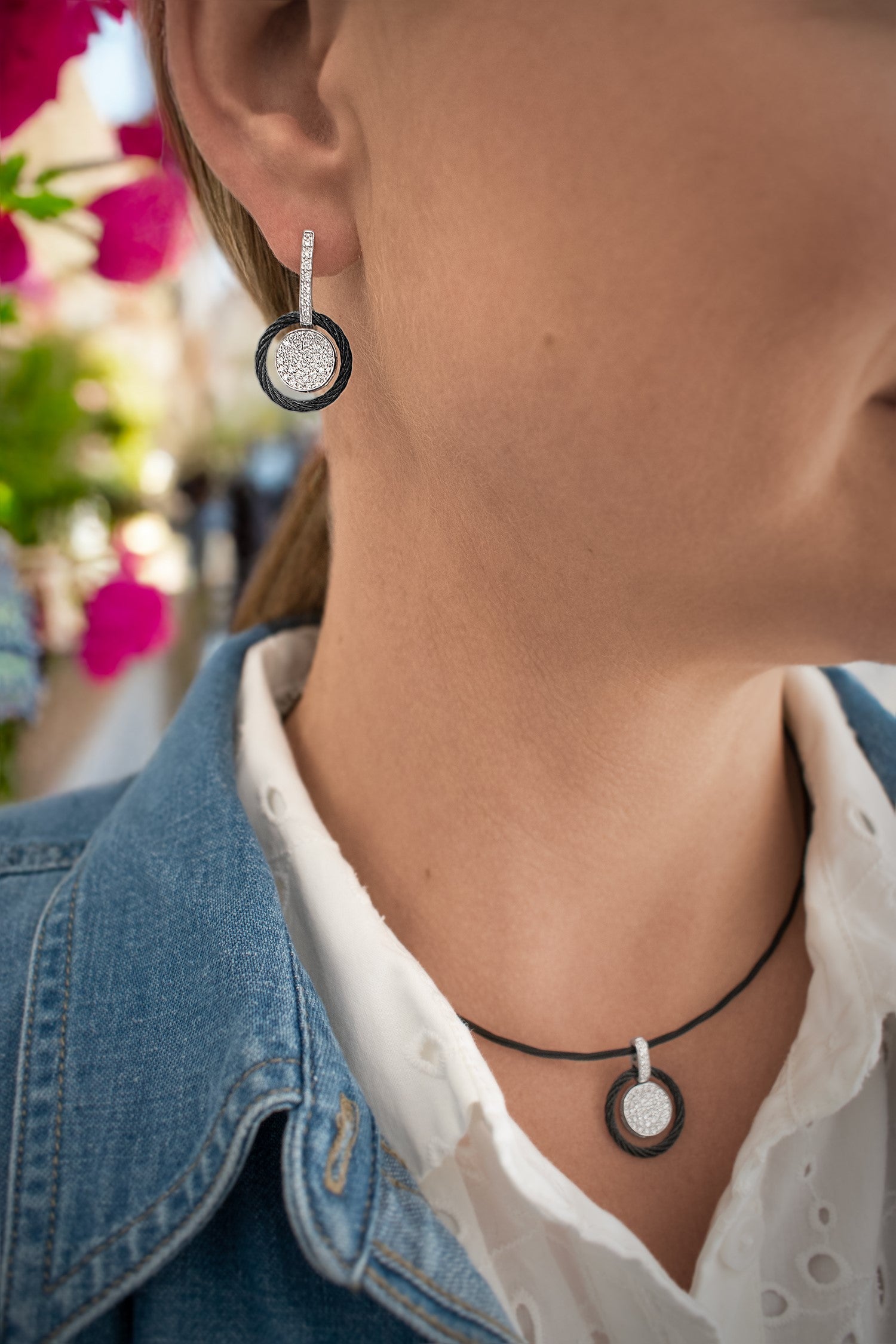 Effortless Elegance: ALOR’s New Disc Necklace & Earrings