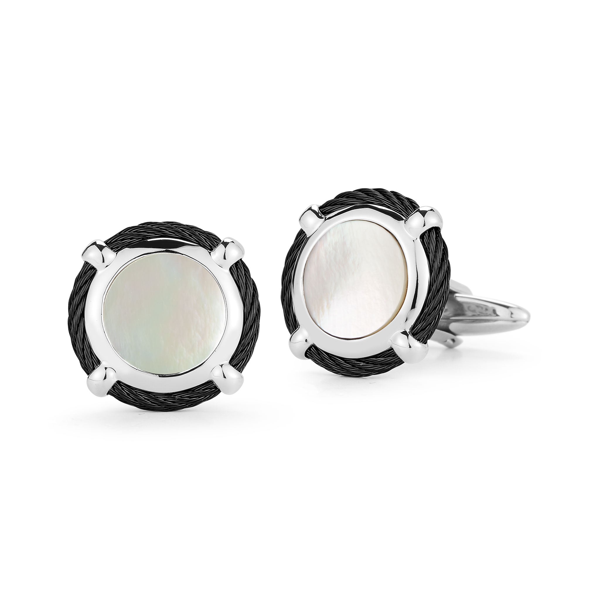 ALOR Men's Gemstone Cufflinks