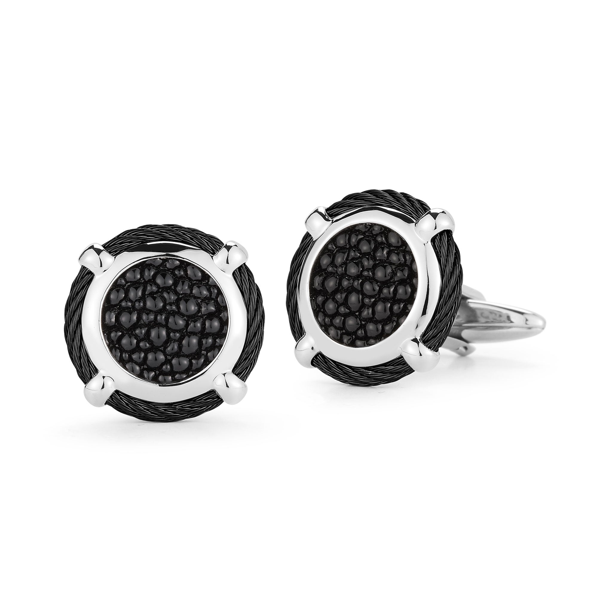 ALOR Men's Stingray Cufflinks