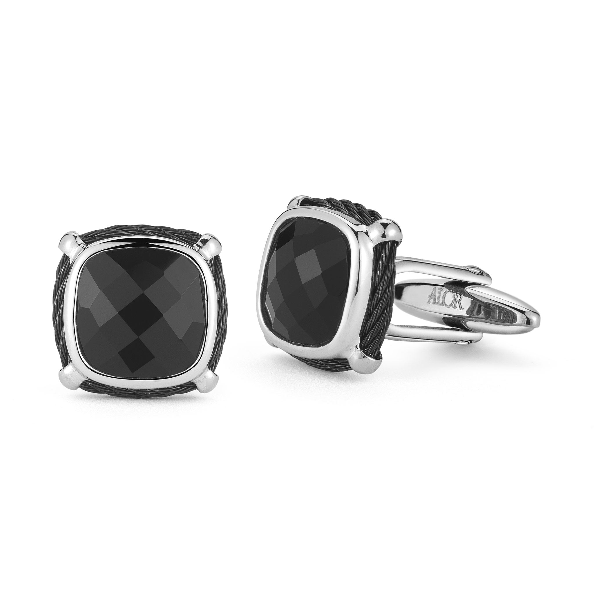 ALOR Men's Gemstone Cufflinks