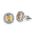 ALOR Men's Gemstone Cufflinks