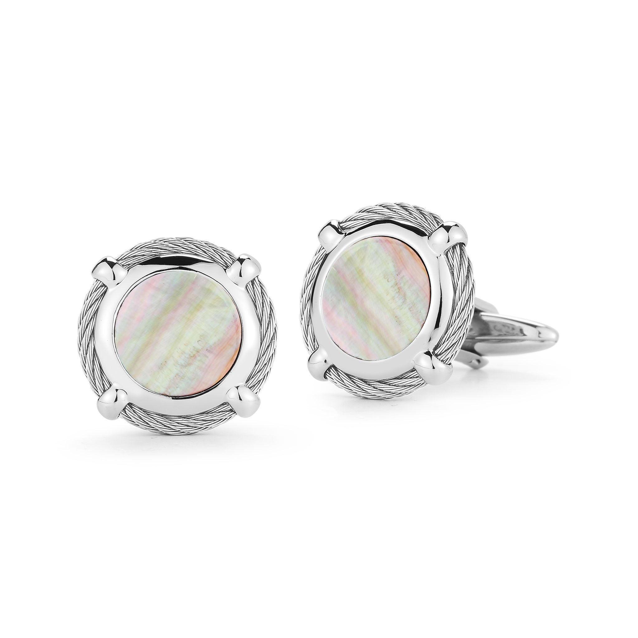 ALOR Men's Gemstone Cufflinks