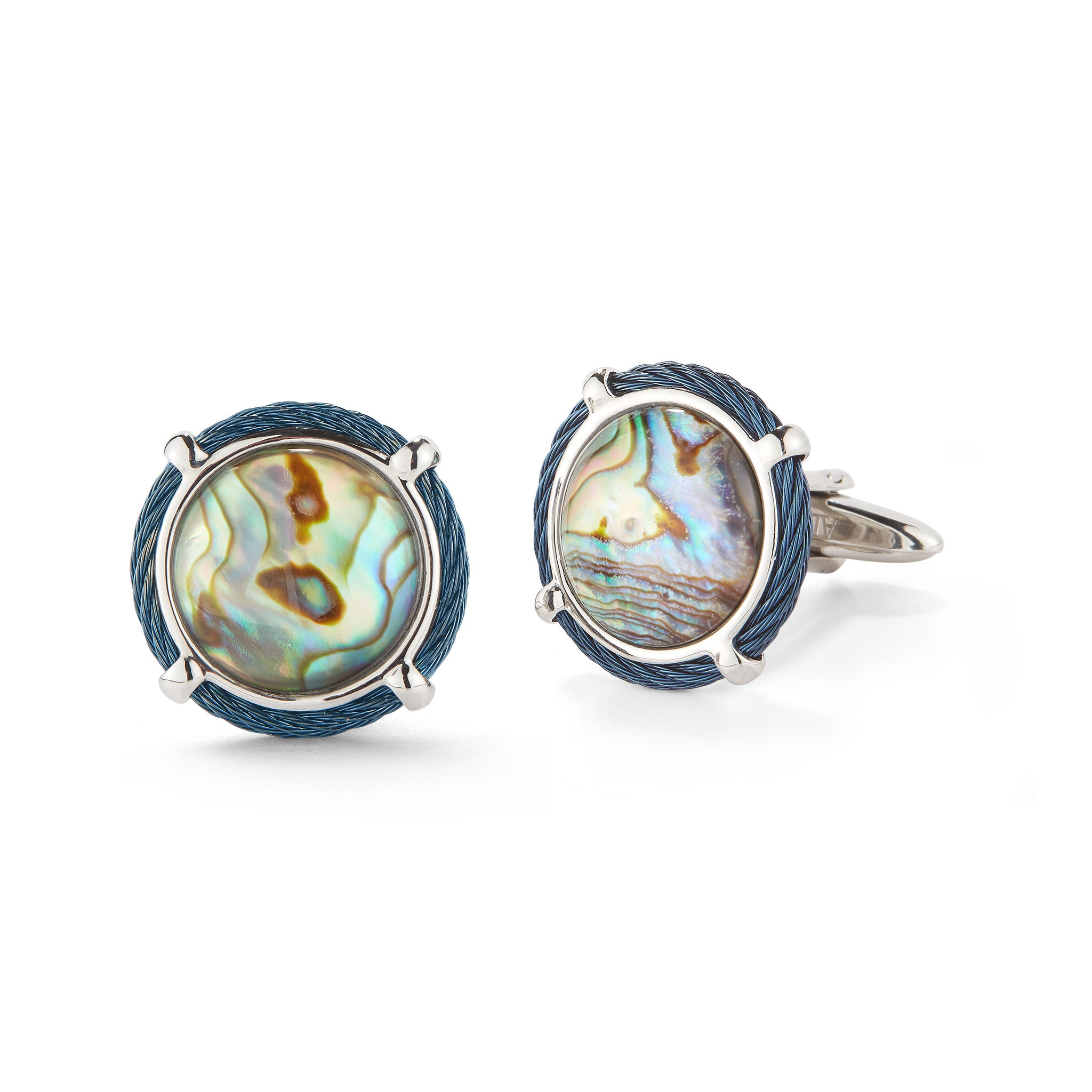 ALOR Men's Gemstone Cufflinks