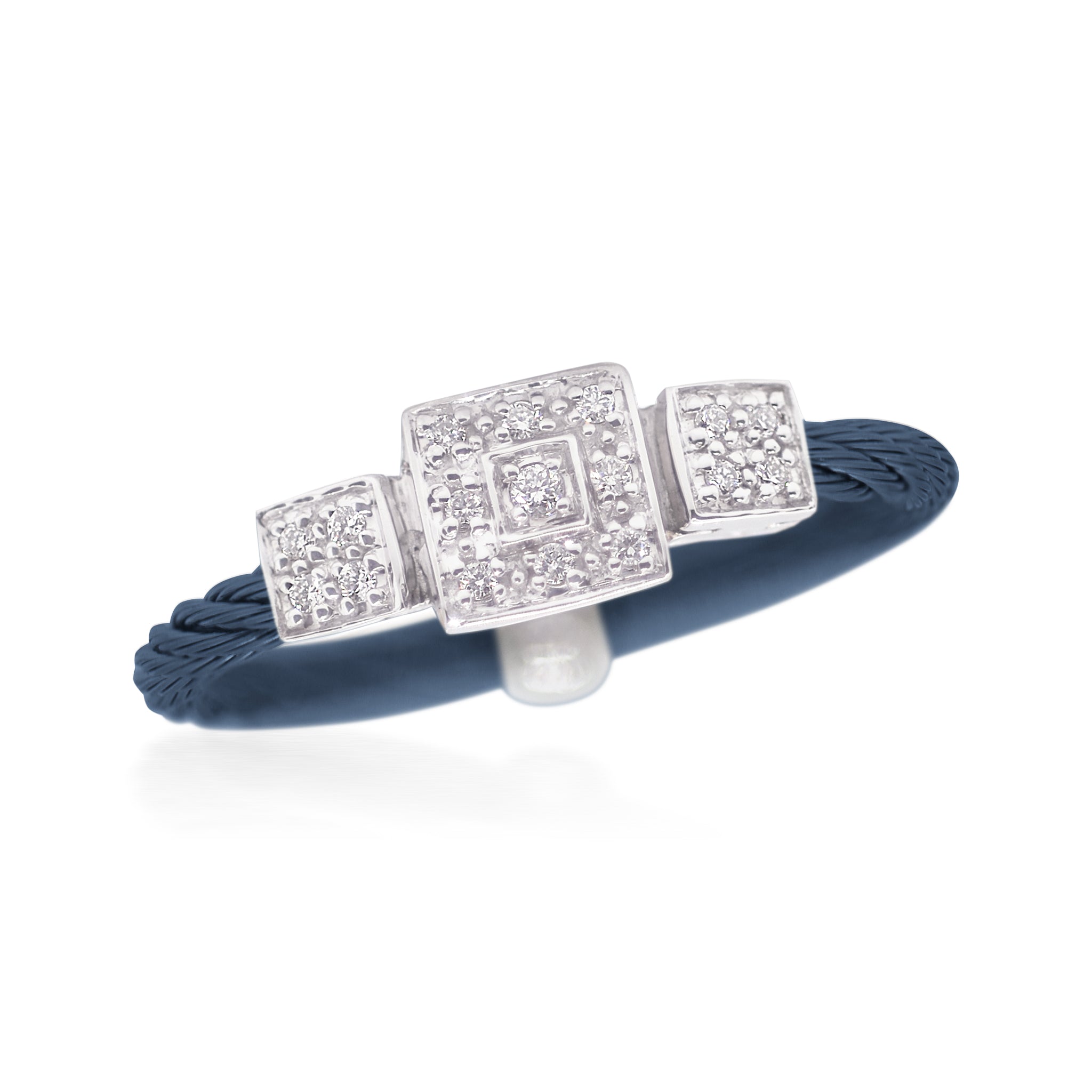 ALOR Triple Cushion Ring