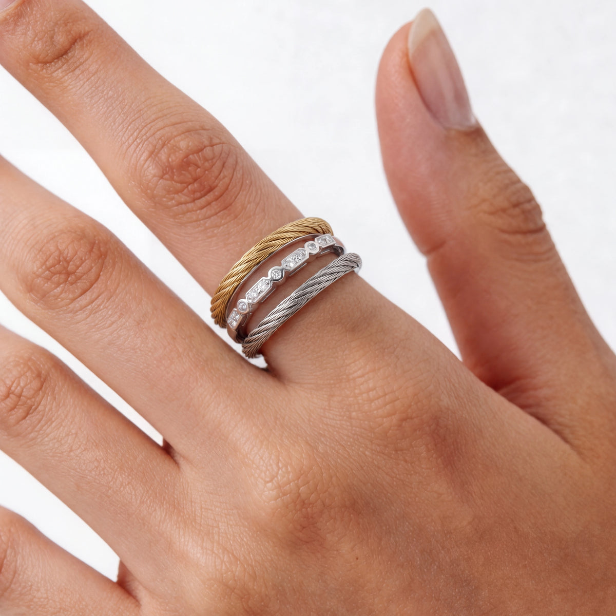 ALOR Layered Ring