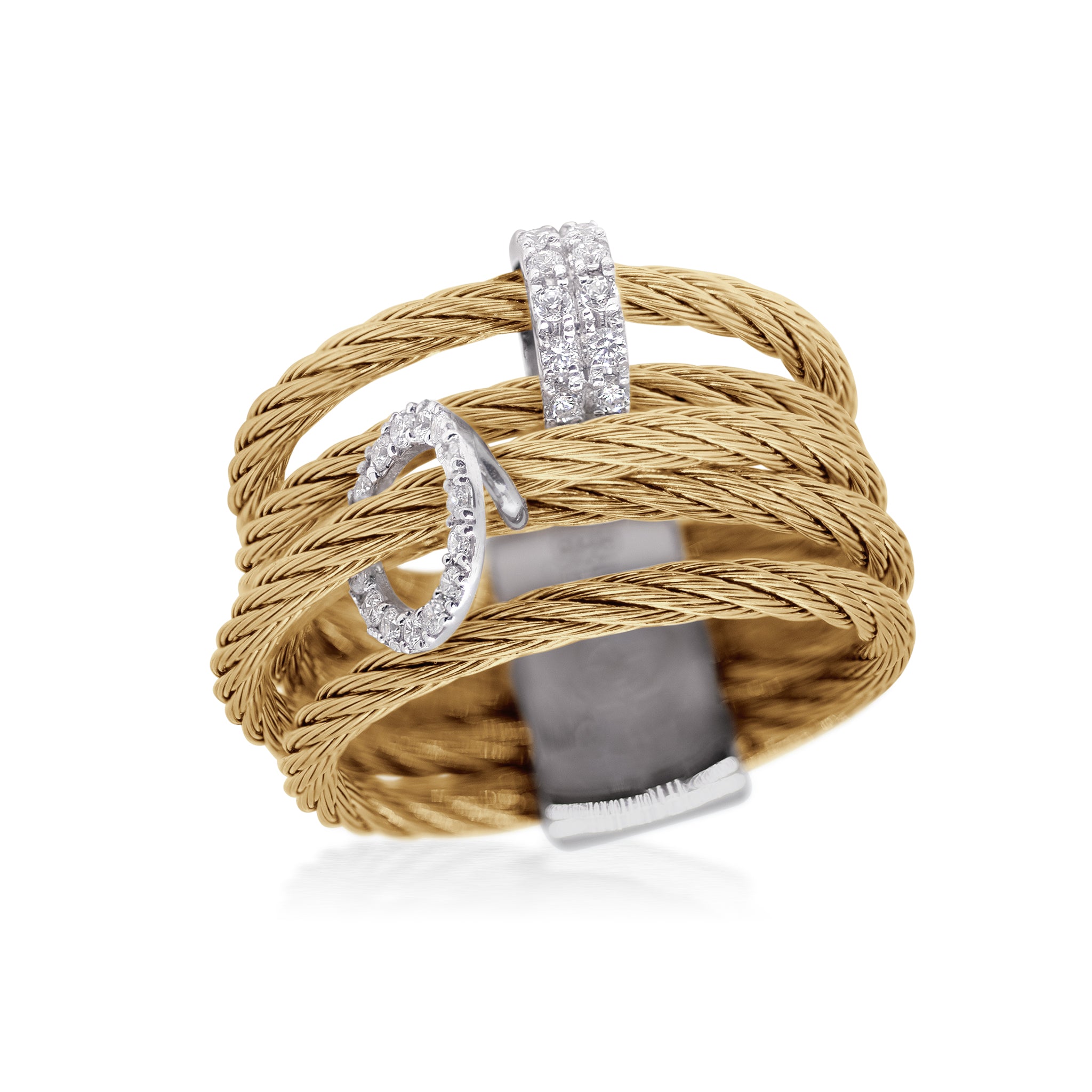 ALOR Halo Circle Wide Band Ring