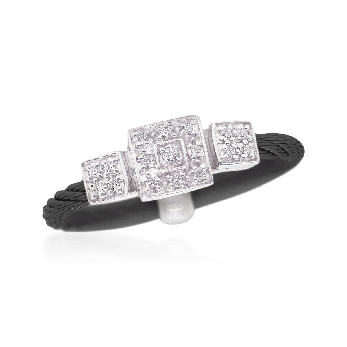 ALOR Triple Cushion Ring