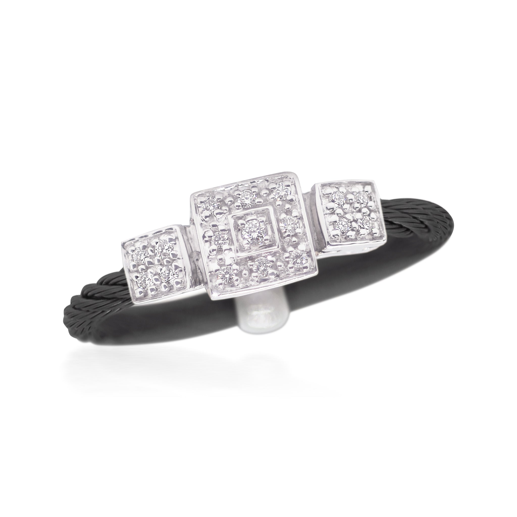 ALOR Triple Cushion Ring