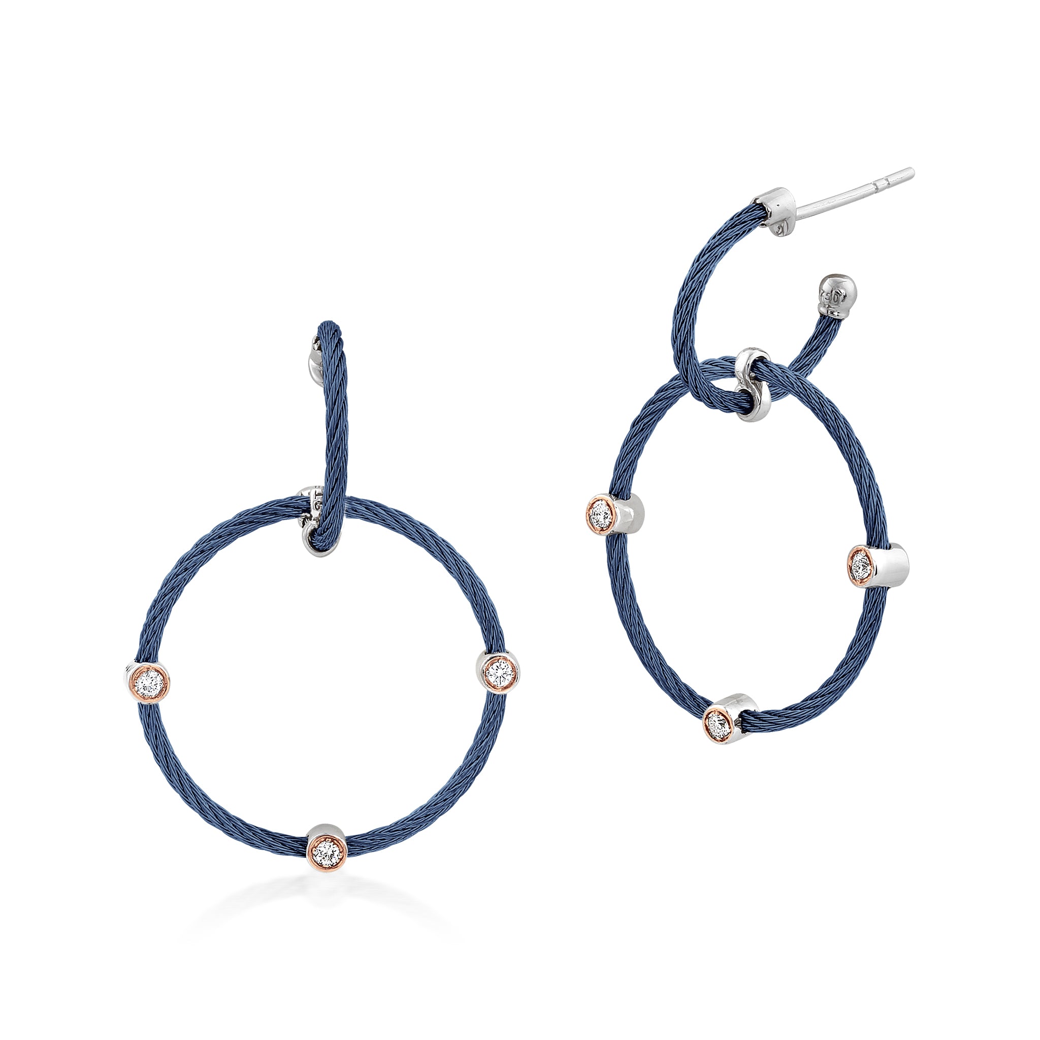 ALOR Petite Double Drop Earrings