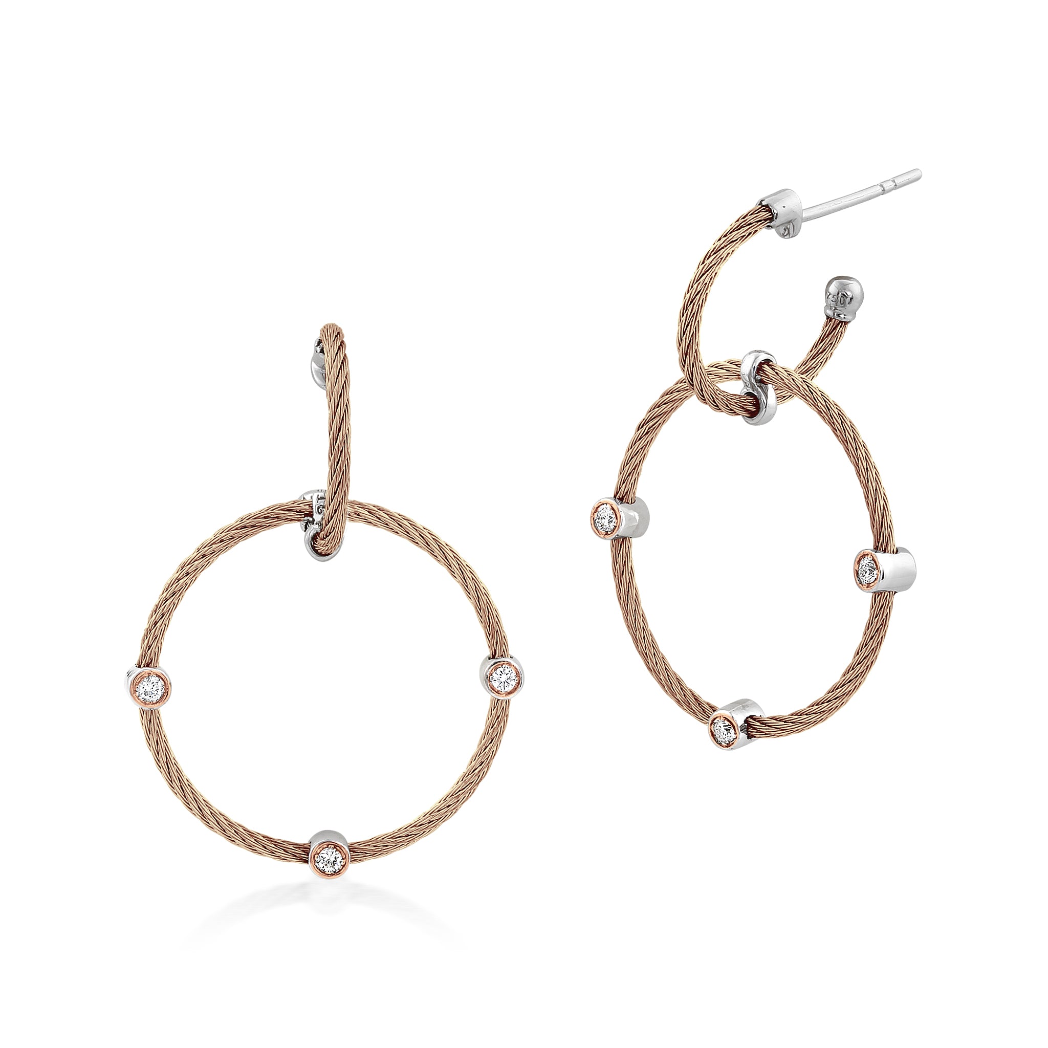 ALOR Petite Double Drop Earrings