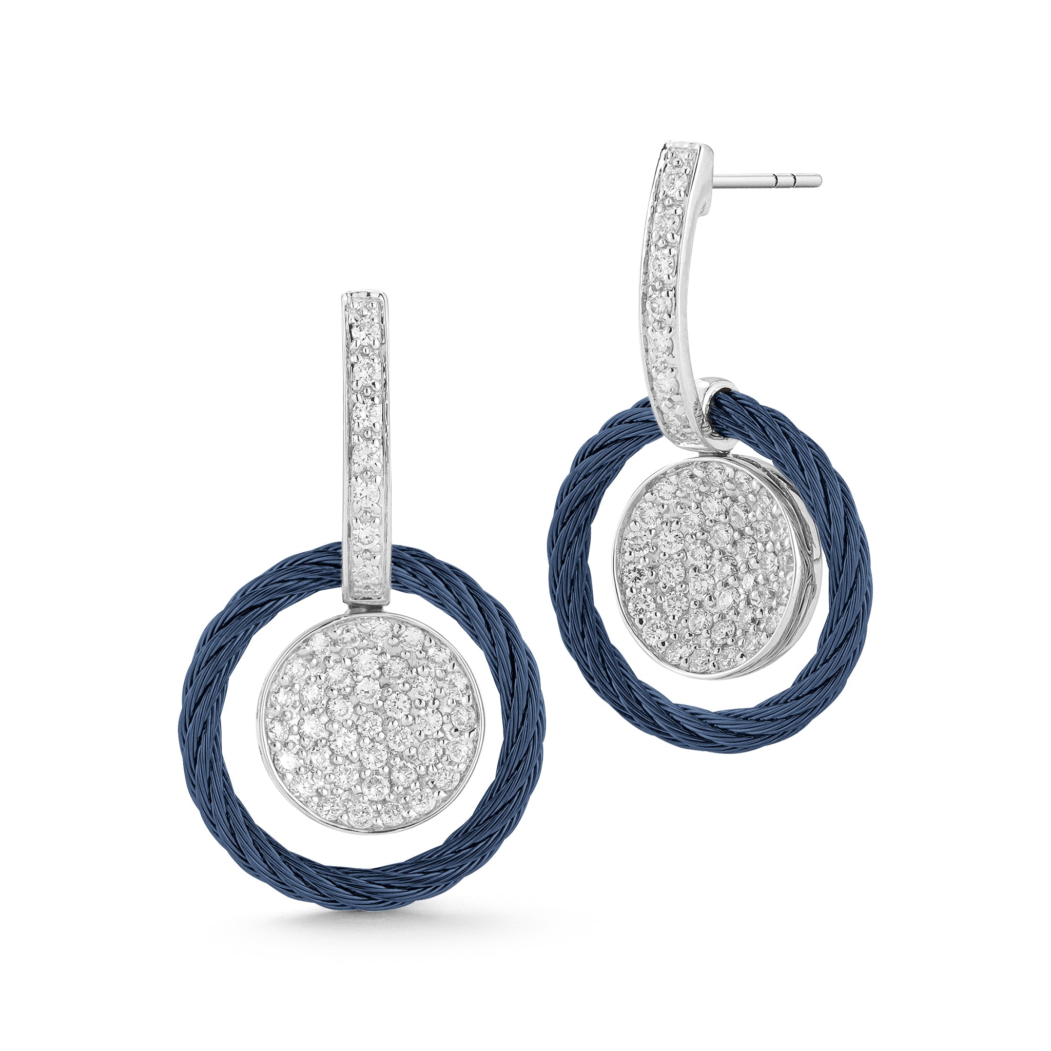 ALOR Disc Drop Earrings