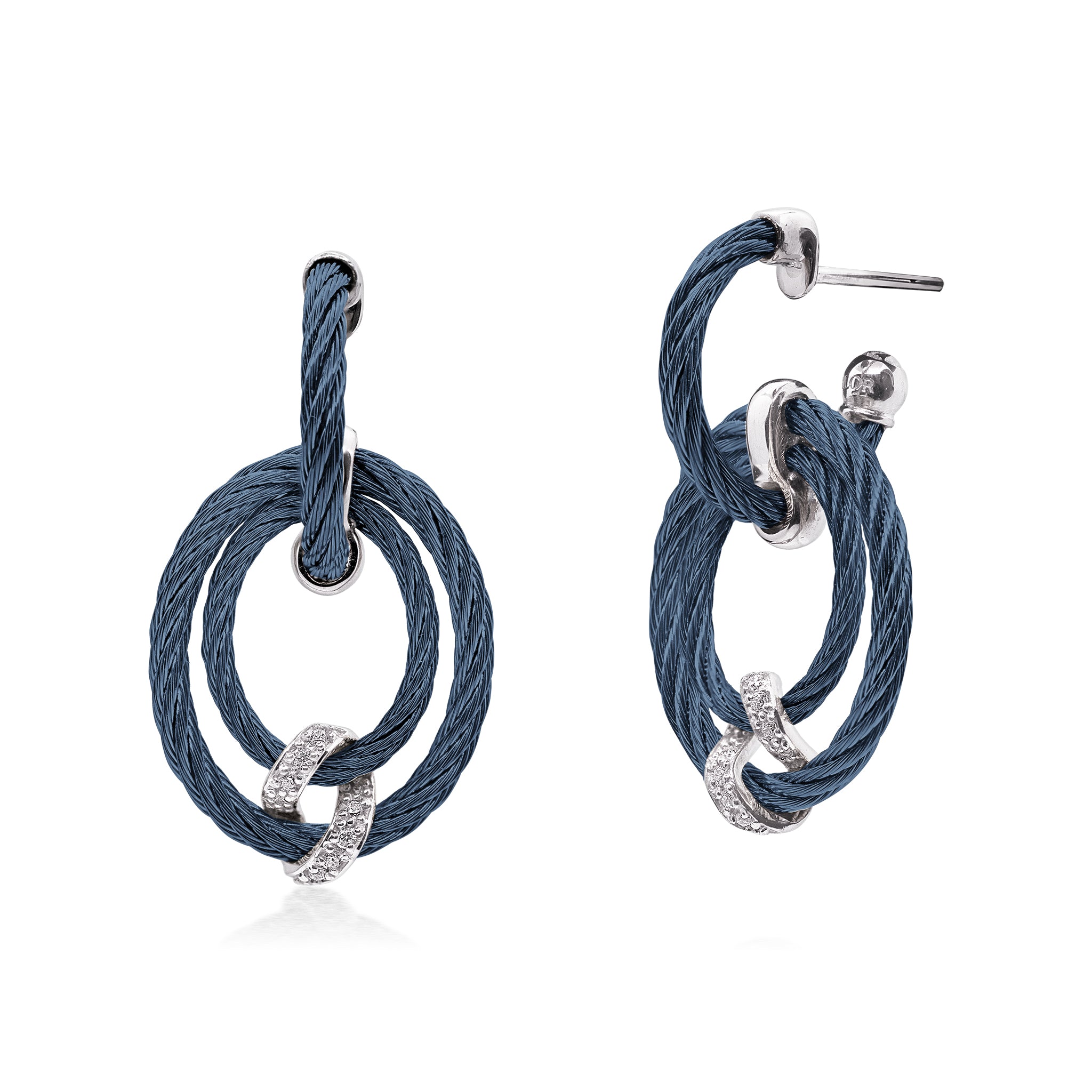 ALOR Wrap Halo Drop Earrings