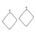 ALOR Open Square Drop Earrings