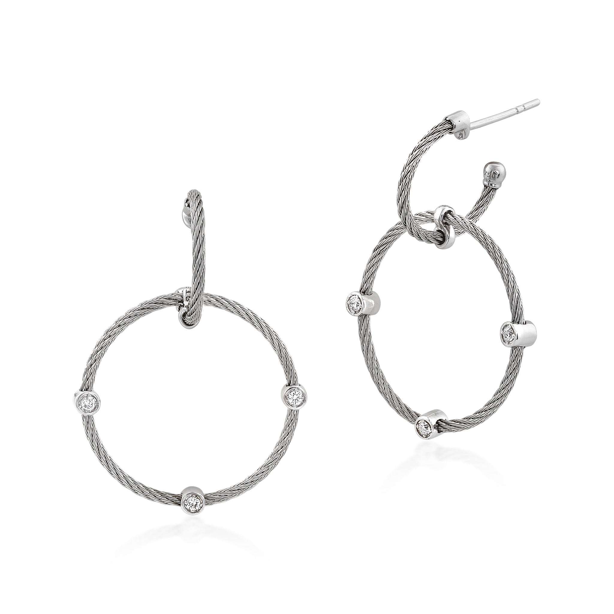 ALOR Petite Double Drop Earrings