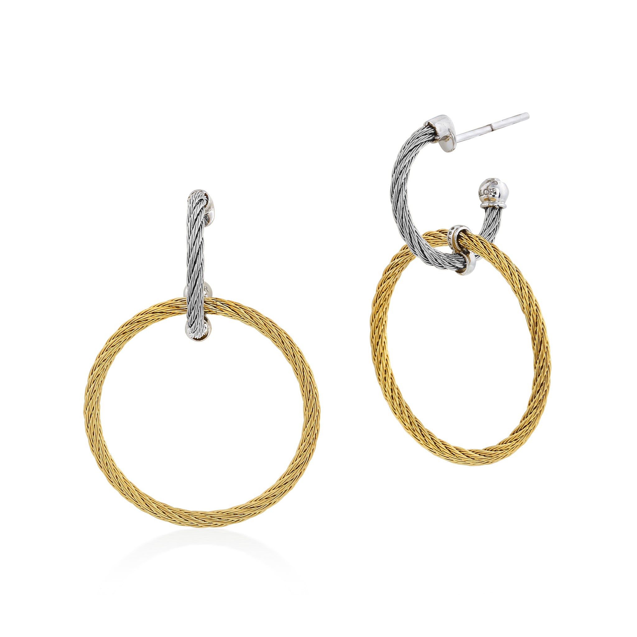 ALOR Petite Double Drop Earrings