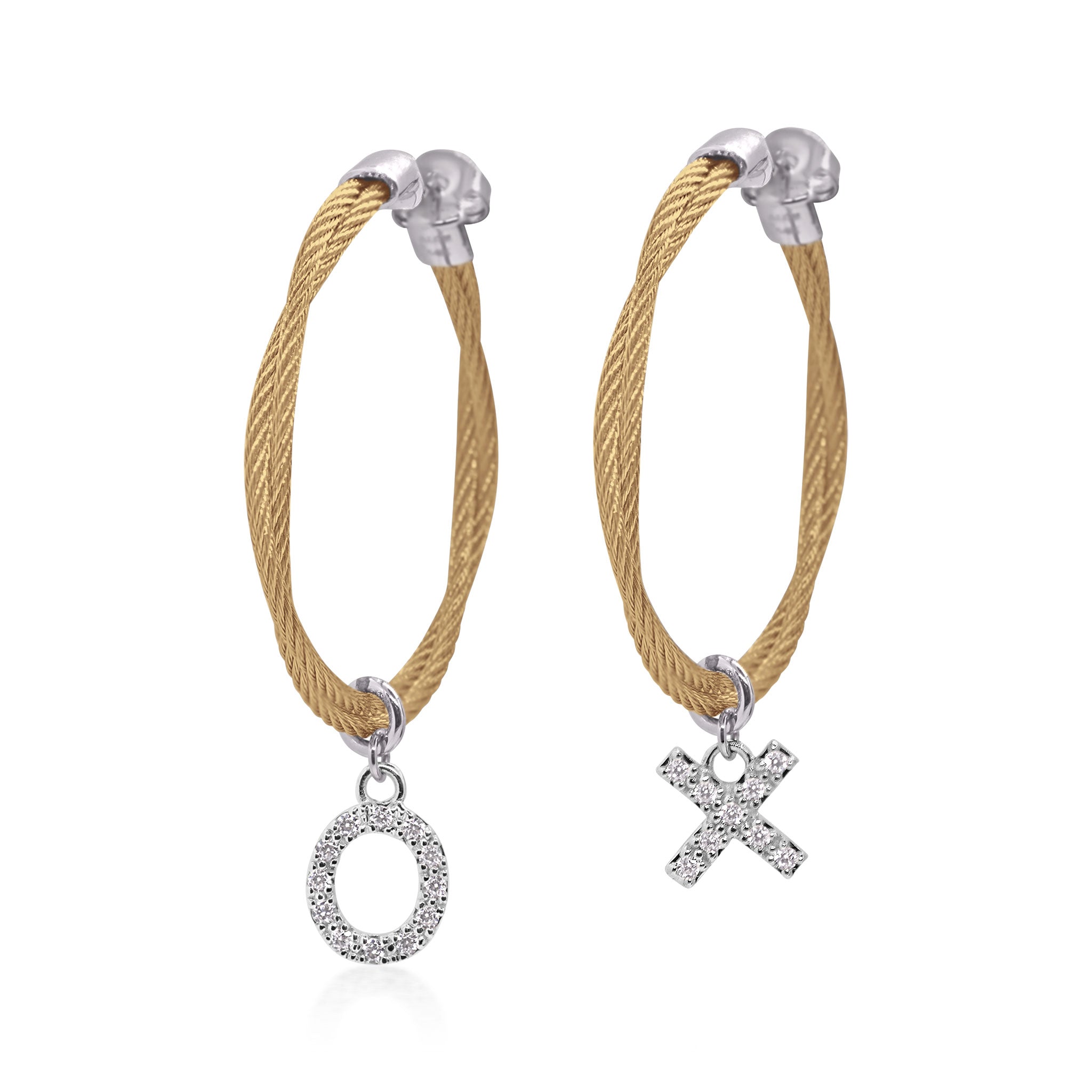 ALOR Expressions of Love XO Earrings