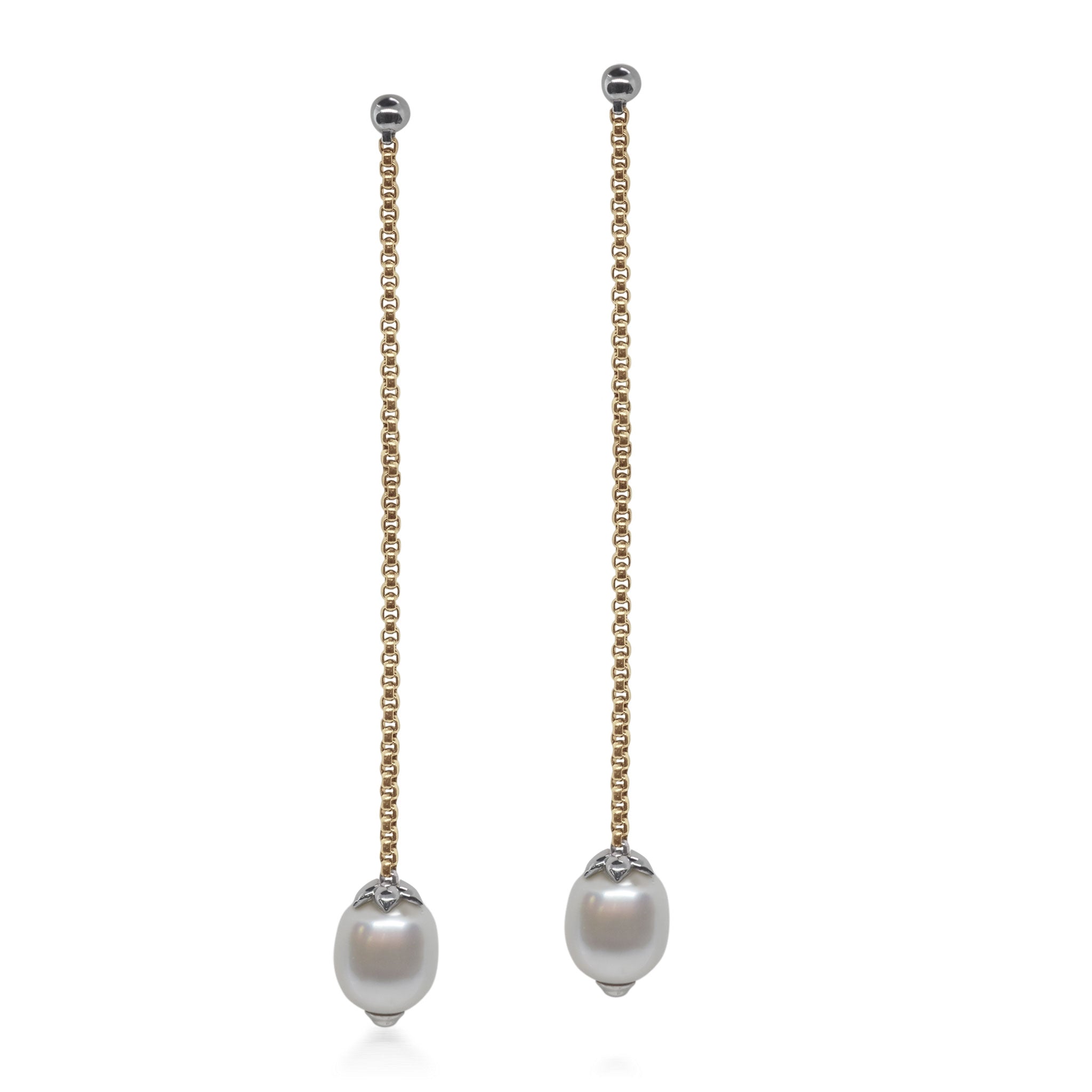 ALOR Pearl Shoulder Duster Earrings
