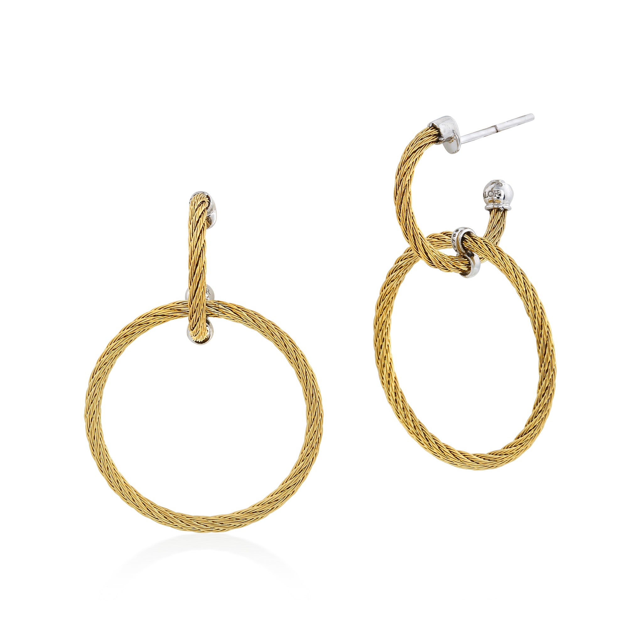 ALOR Petite Double Drop Earrings