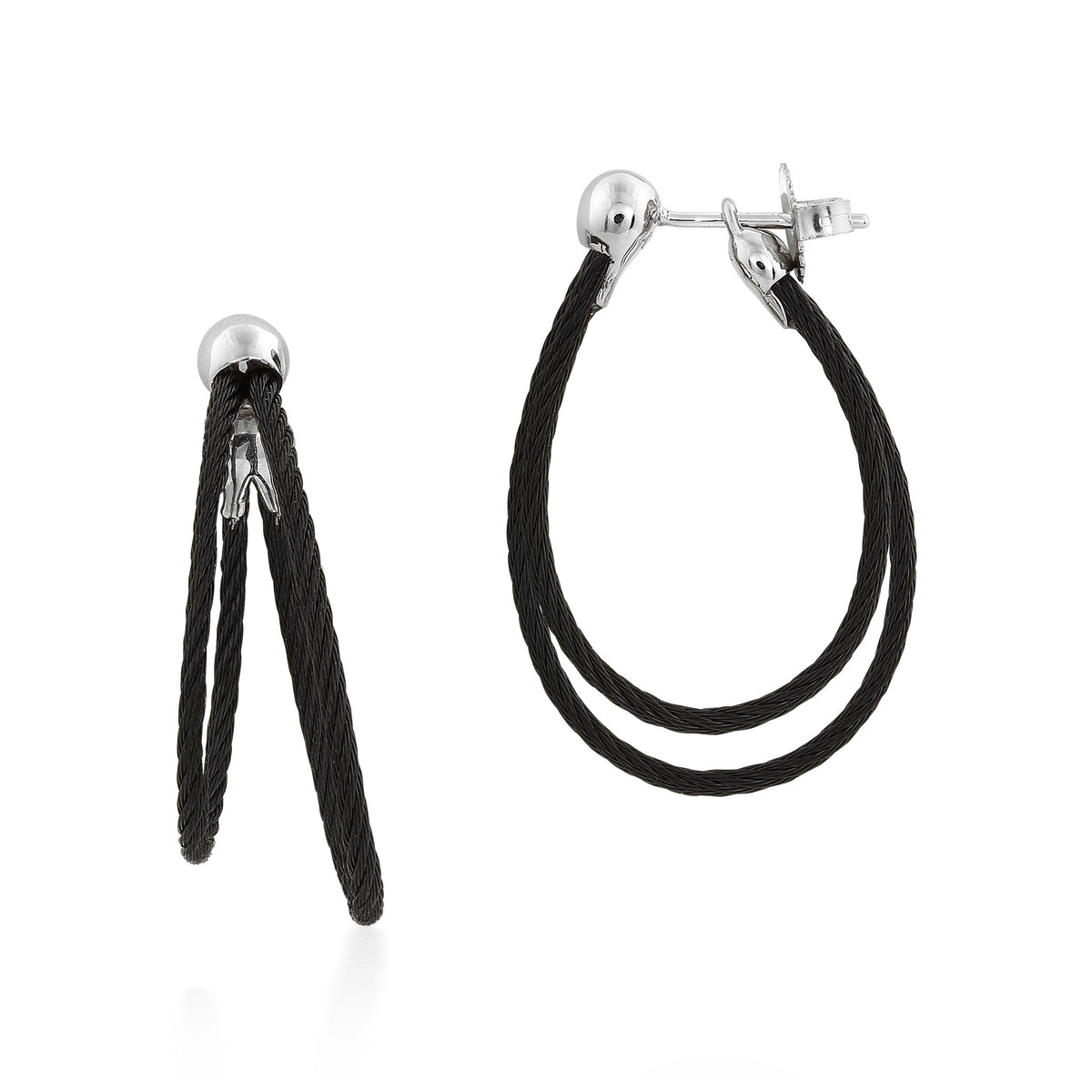 ALOR Asymmetrical Hoop Earrings