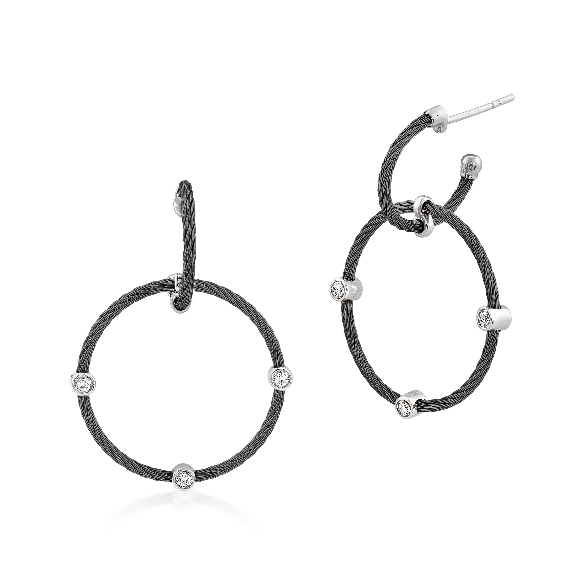 ALOR Petite Double Drop Earrings