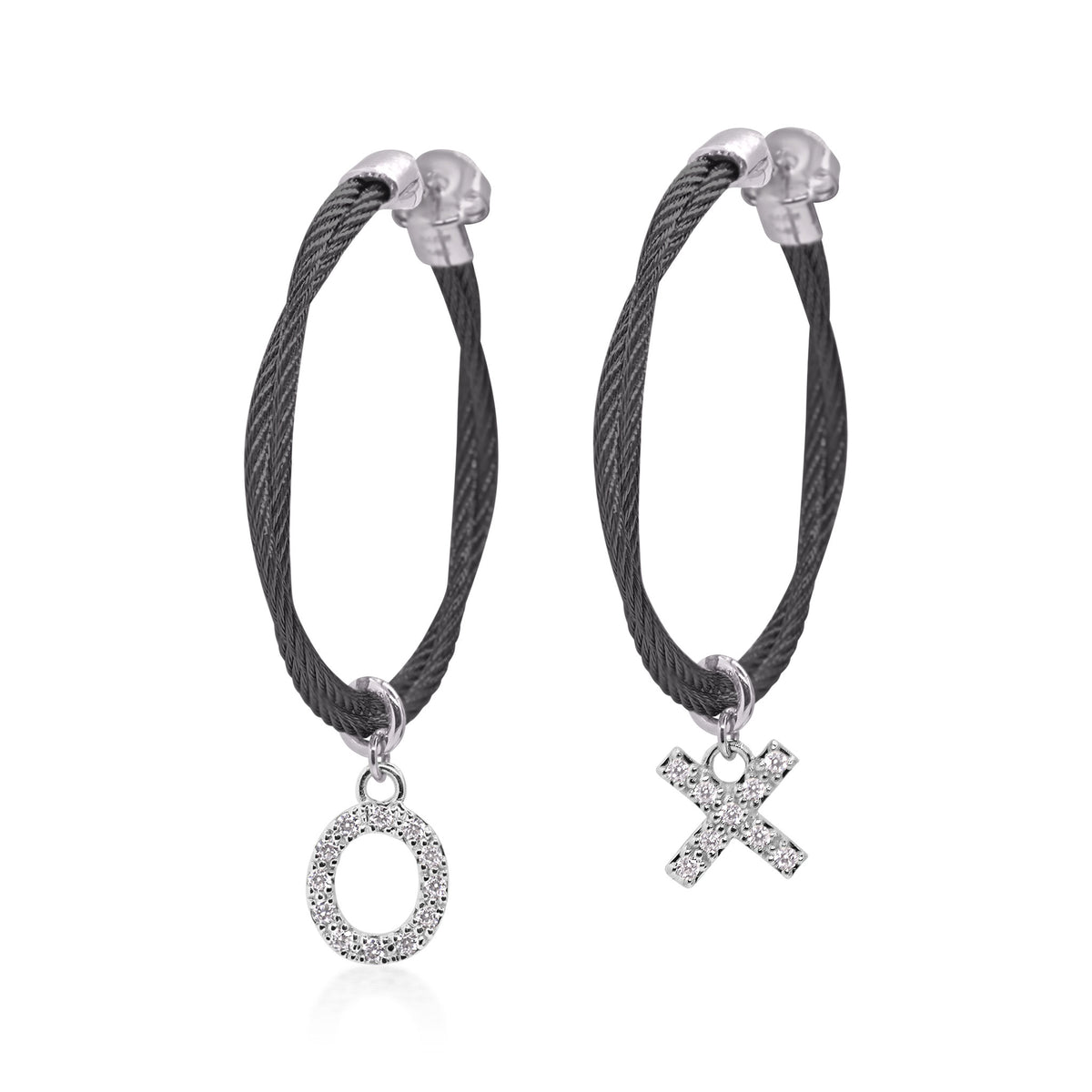 ALOR Expressions of Love XO Earrings