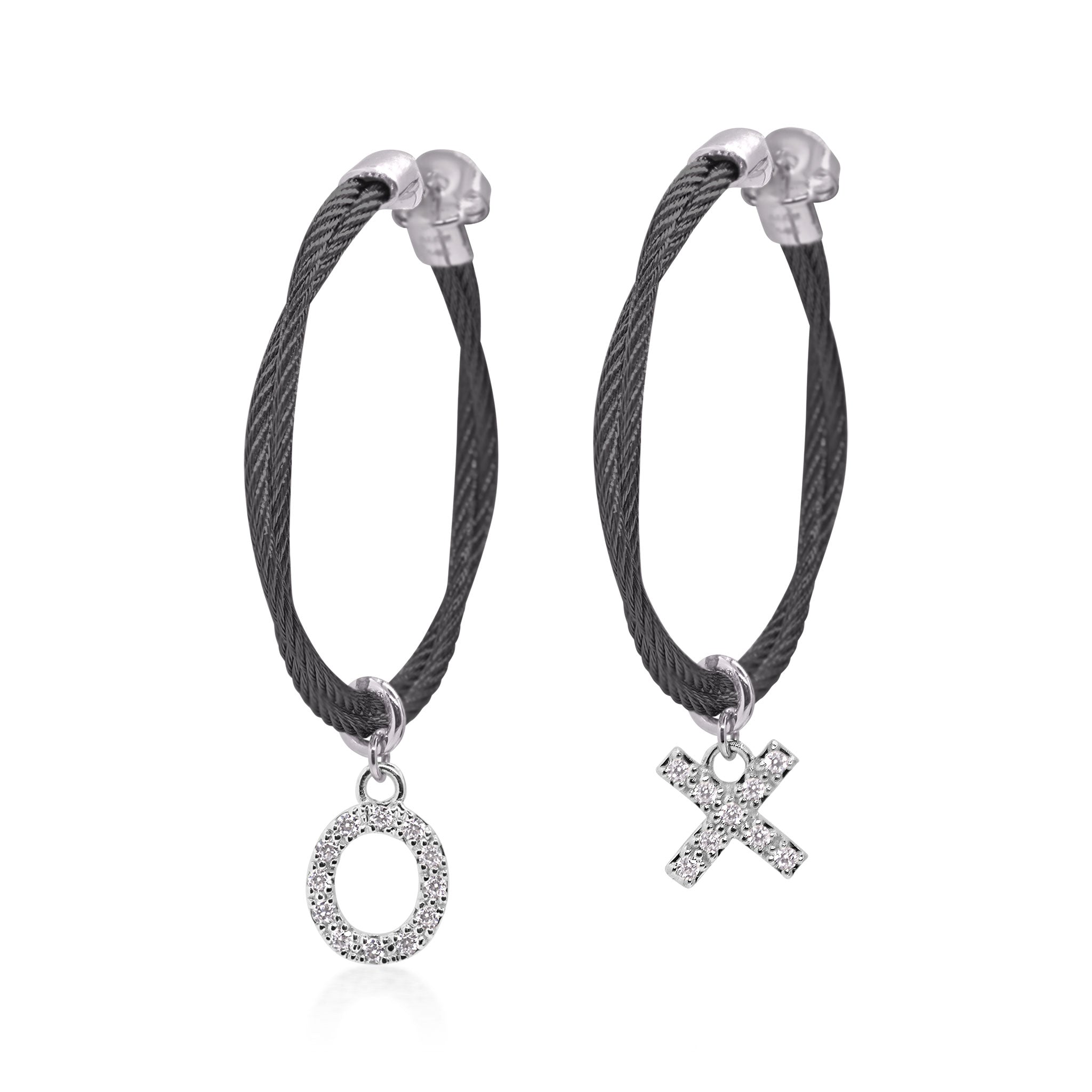 ALOR Expressions of Love XO Earrings