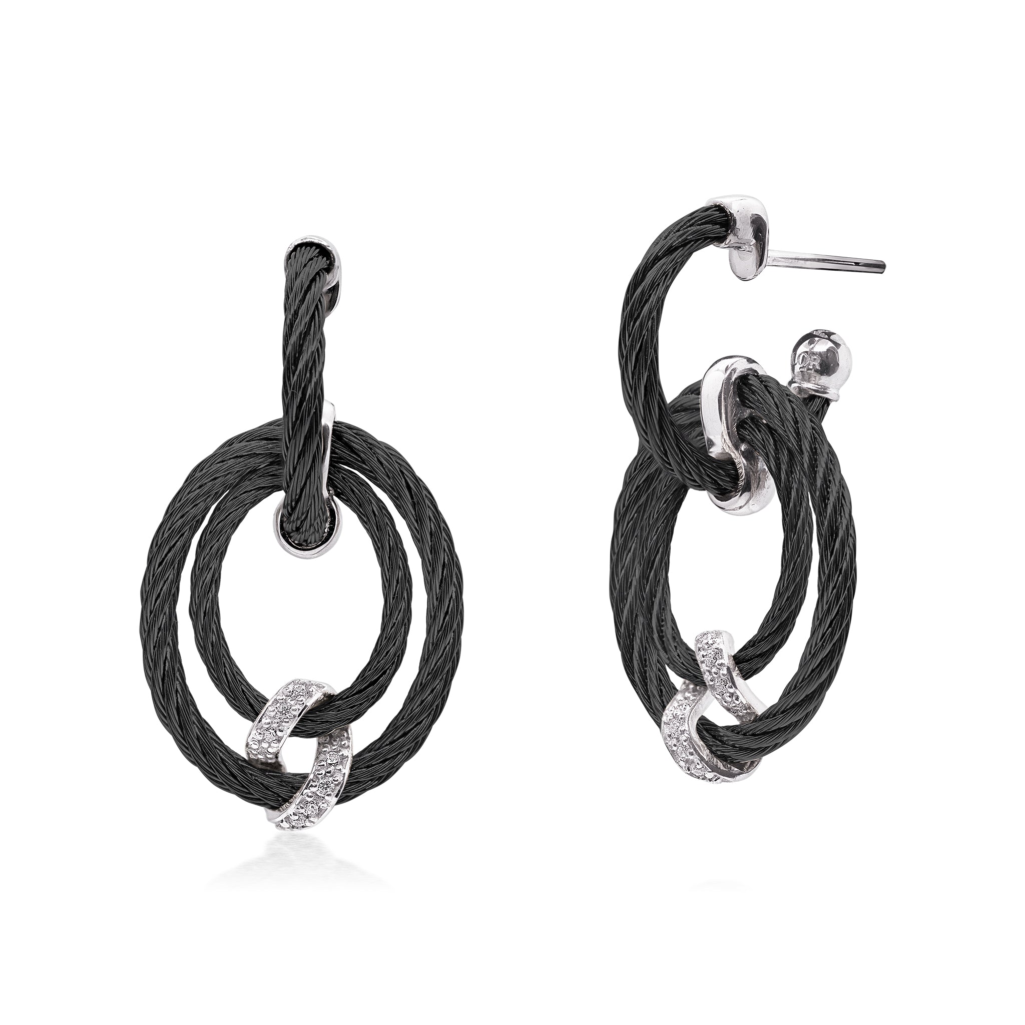 ALOR Wrap Halo Drop Earrings