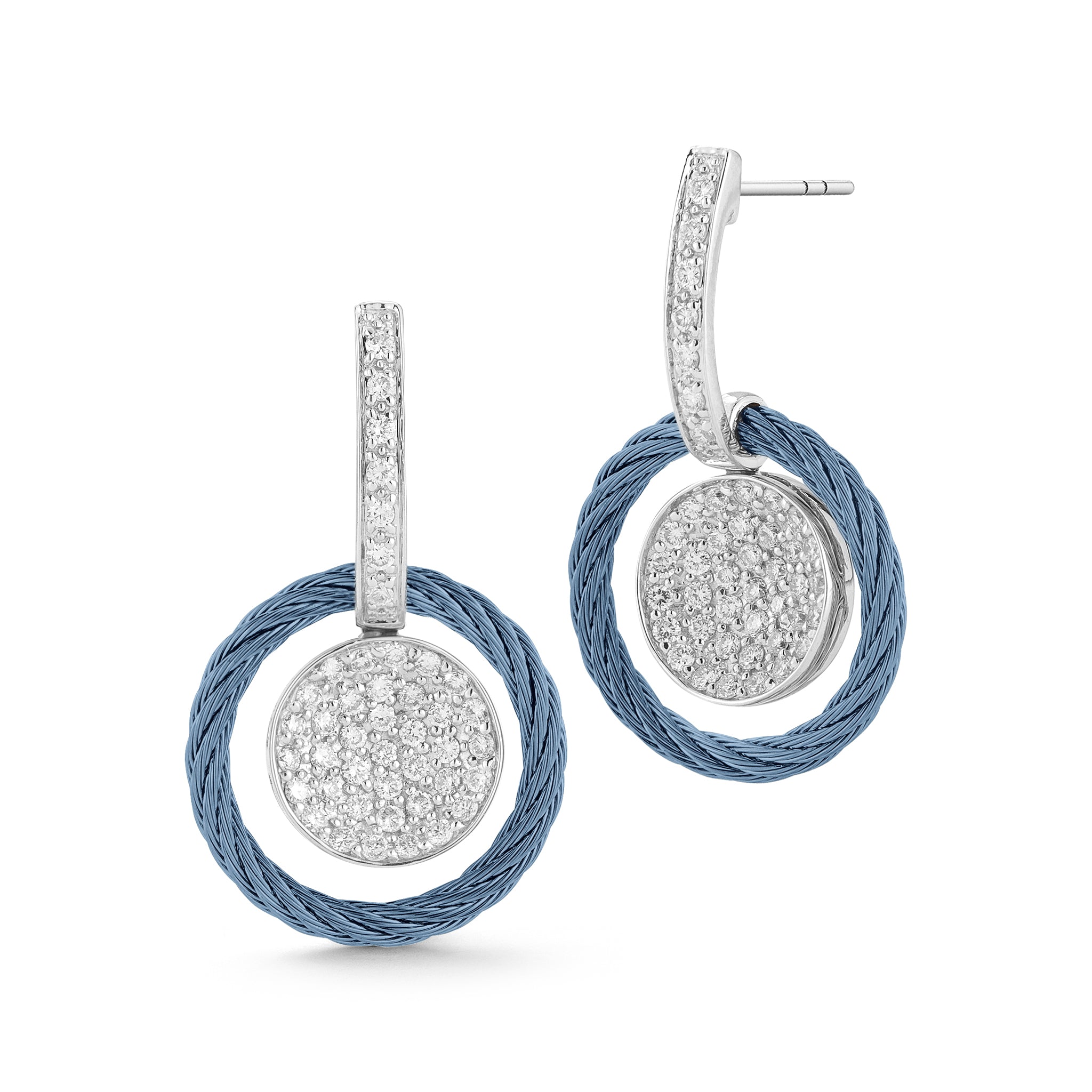 ALOR Disc Drop Earrings