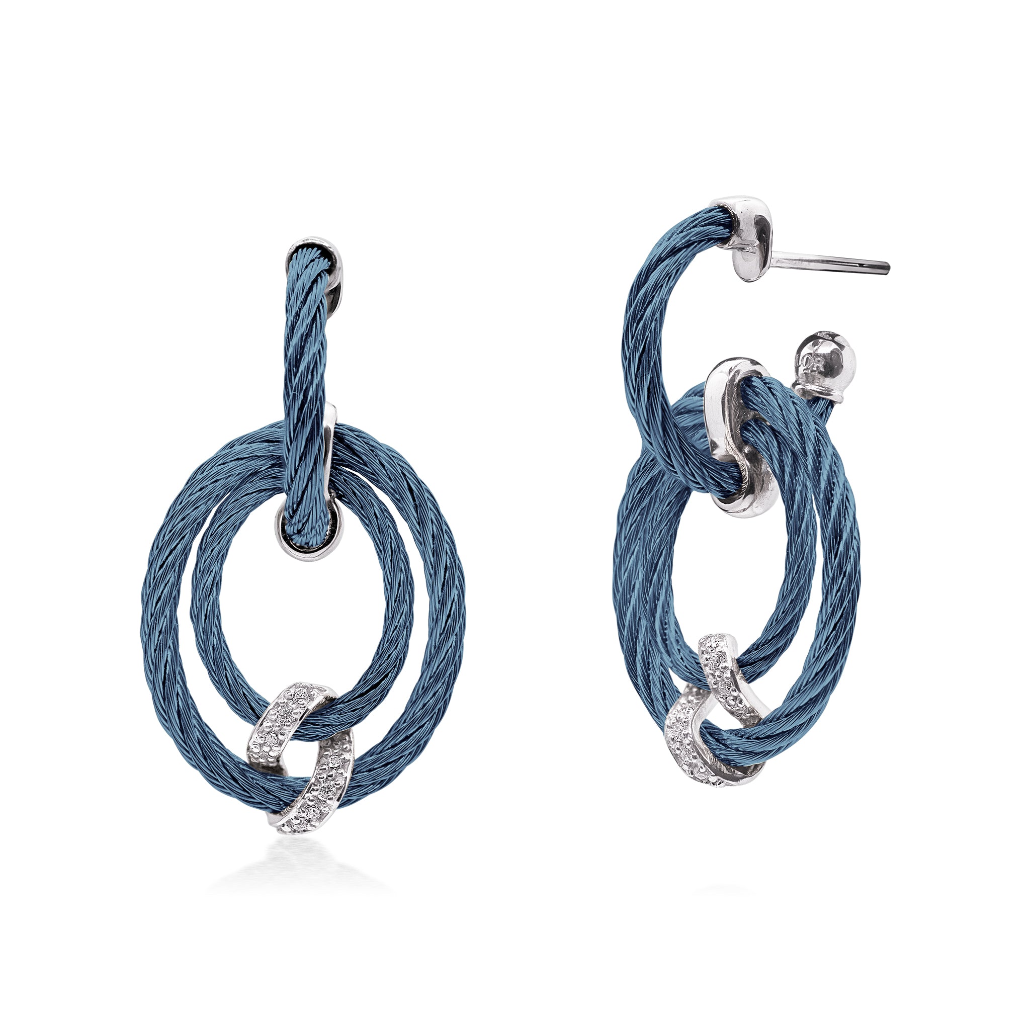 ALOR Wrap Halo Drop Earrings