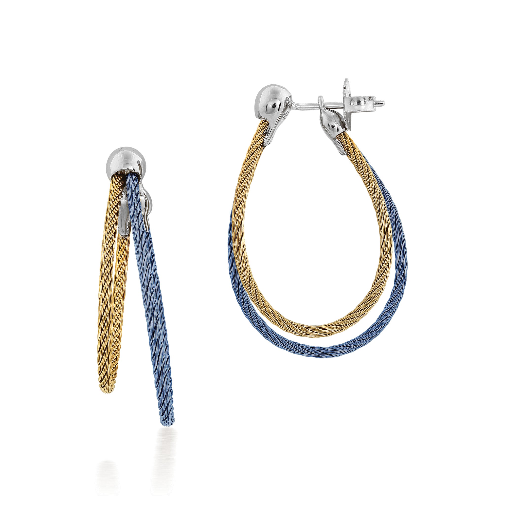 ALOR Asymmetrical Hoop Earrings