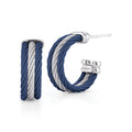 ALOR Petite Triple Row Hoops
