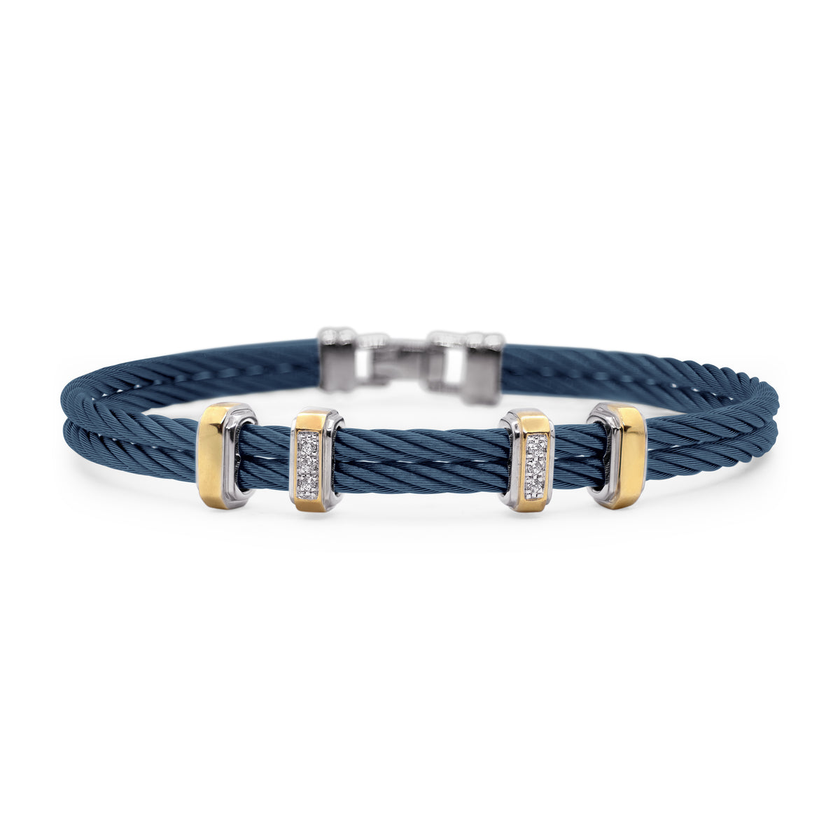 ALOR Men's Multi Station Diamond Bracelet