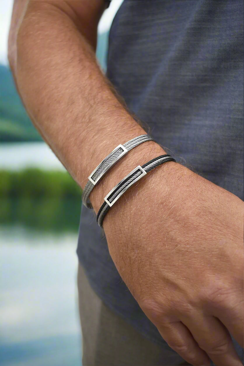 ALOR Men's Open ID Bracelet