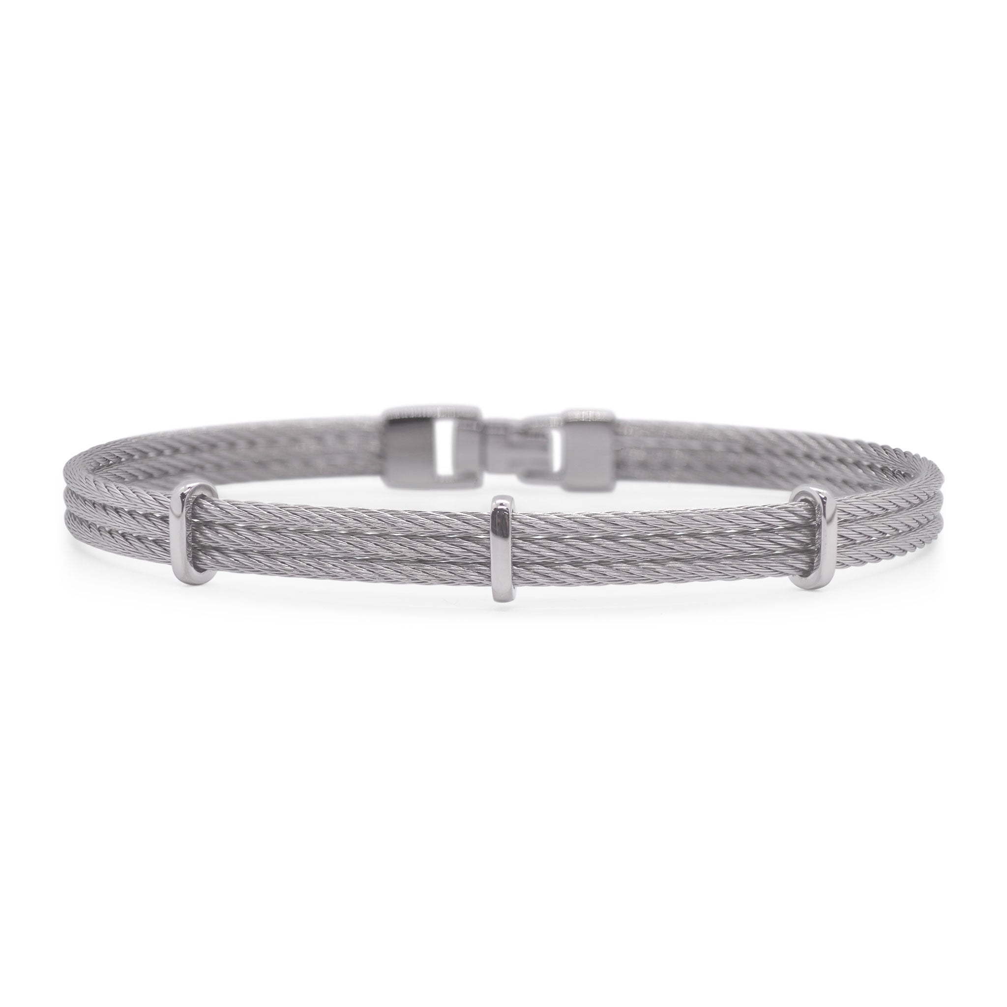 ALOR Men's Slim Triple Station Bracelet