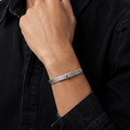 ALOR Men's Slim Triple Station Bracelet