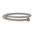 ALOR Men's Bypass Nail Head Bracelet
