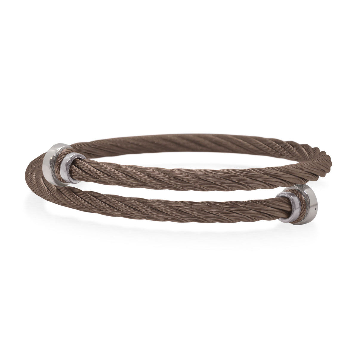 ALOR Men's Bypass Nail Head Bracelet