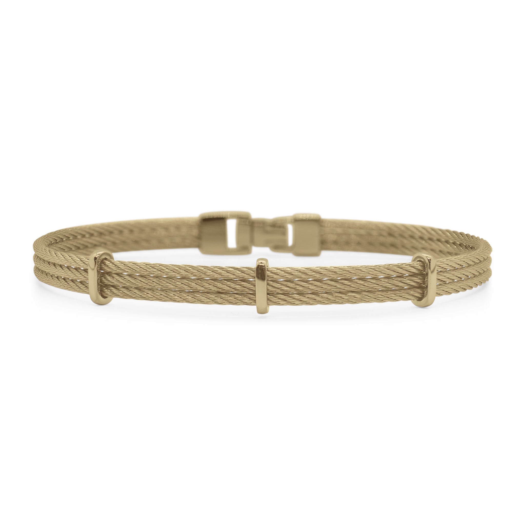 ALOR Men's Slim Triple Station Bracelet