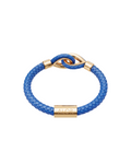 Yellow Larme Braided Leather Bangle