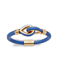 Yellow Larme Braided Leather Bangle
