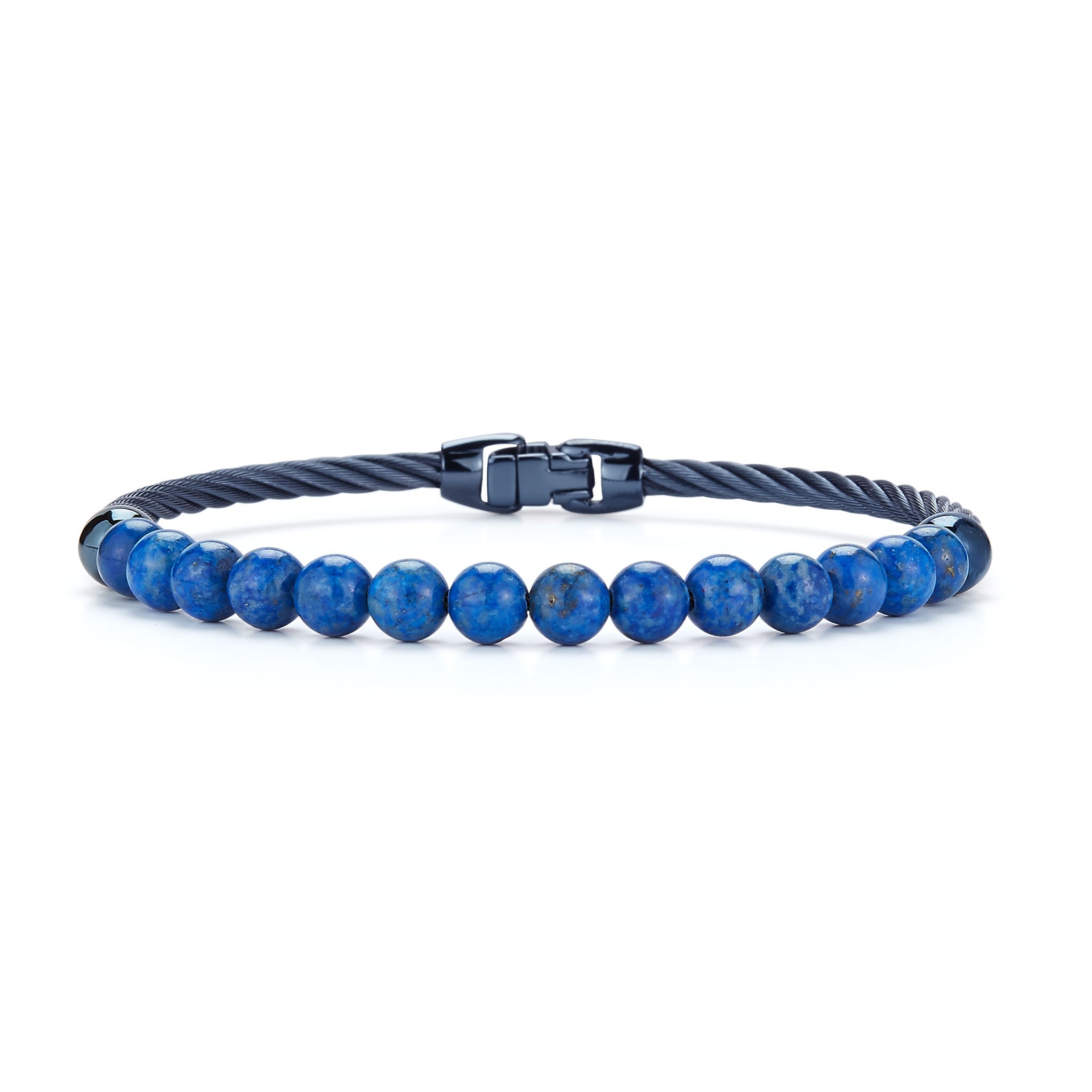 ALOR Men's Gemstone Bead Bracelet