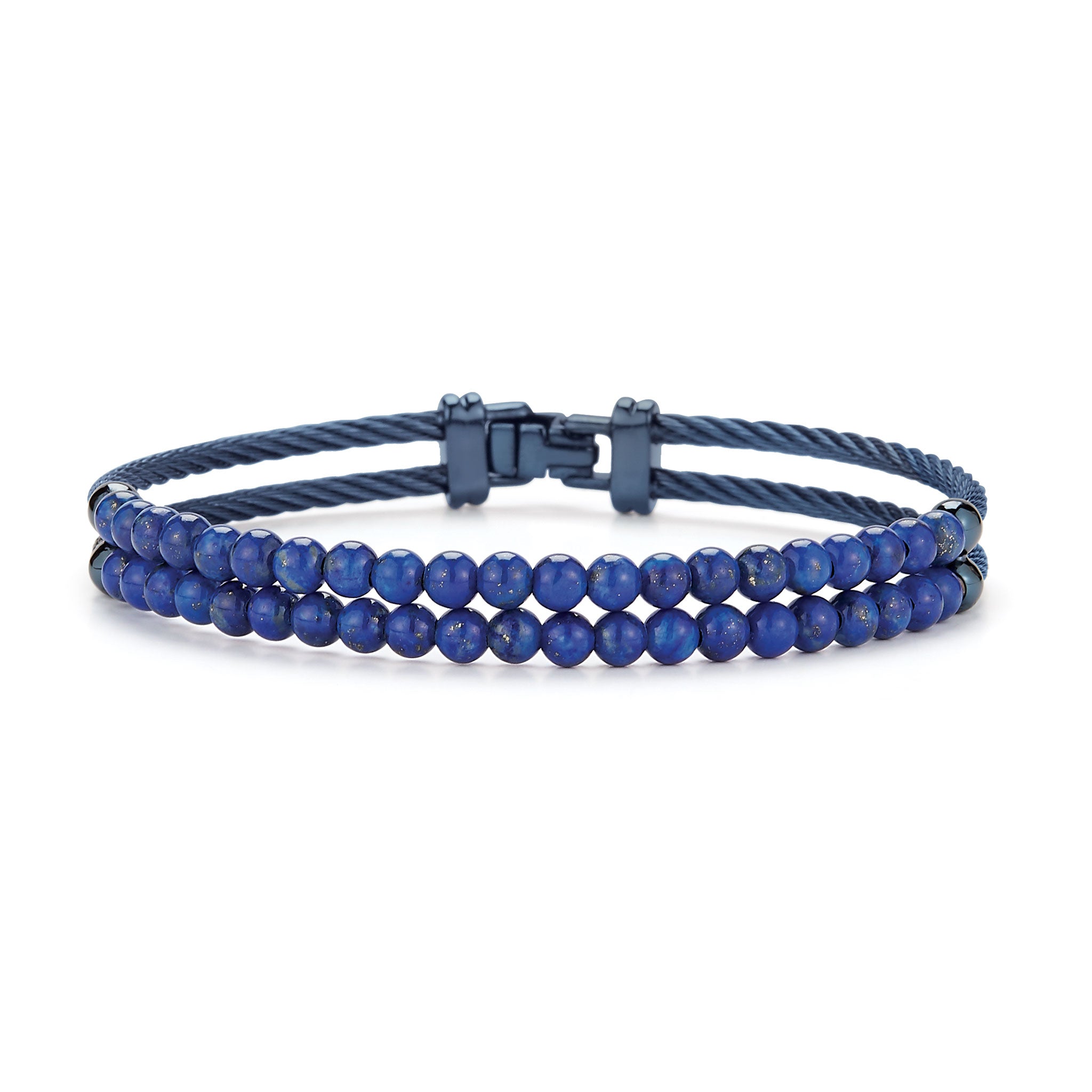 ALOR Men's Gemstone Bead Bracelet