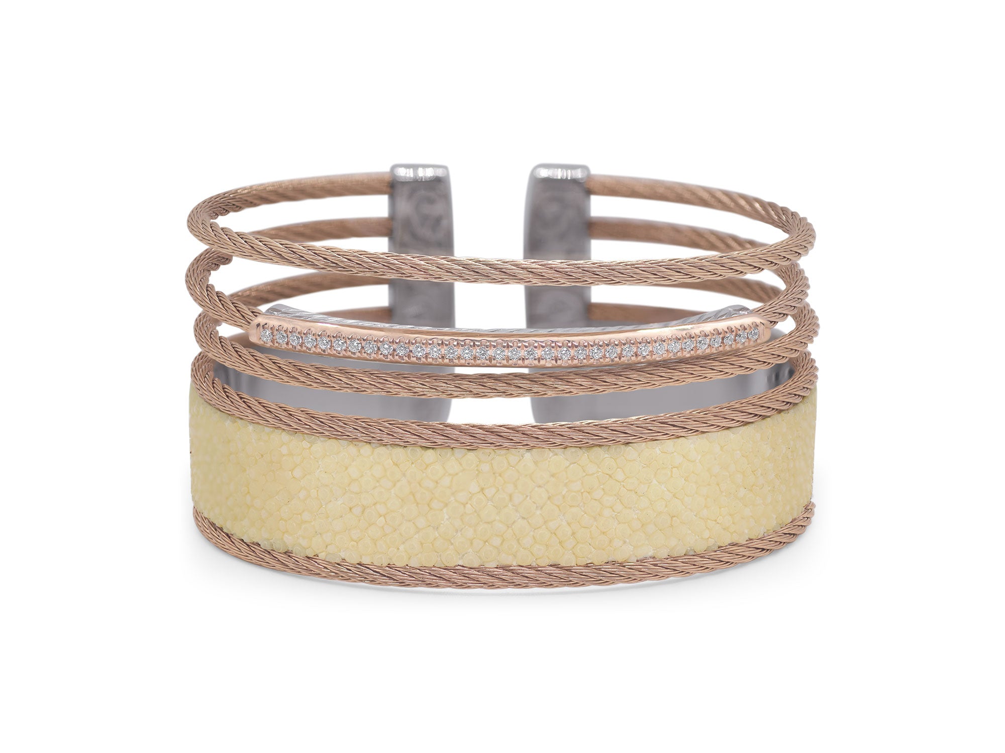 ALOR Multi Strand Cuff Bangle