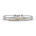 ALOR Dual Channel Bar Bracelet