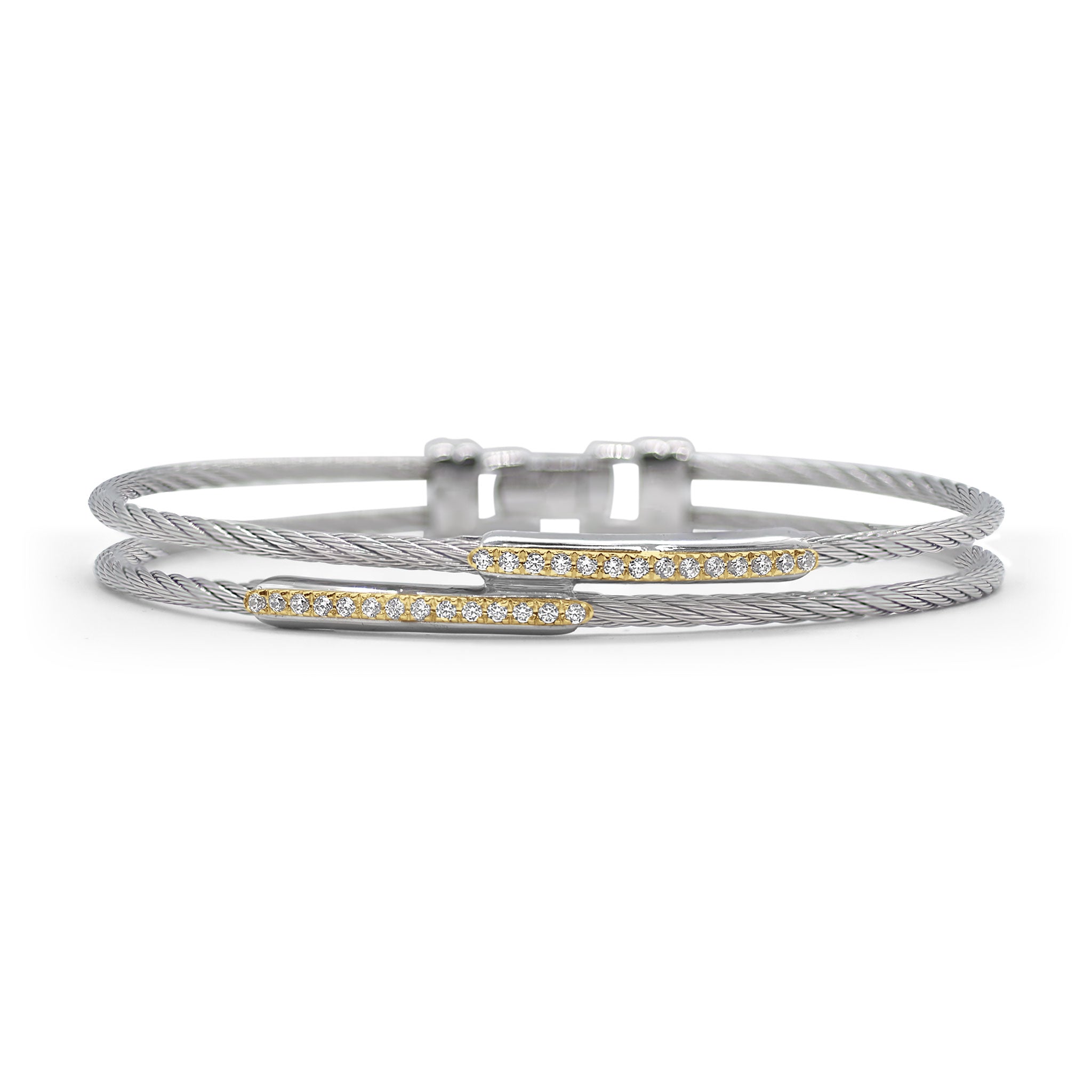 ALOR Dual Channel Bar Bracelet
