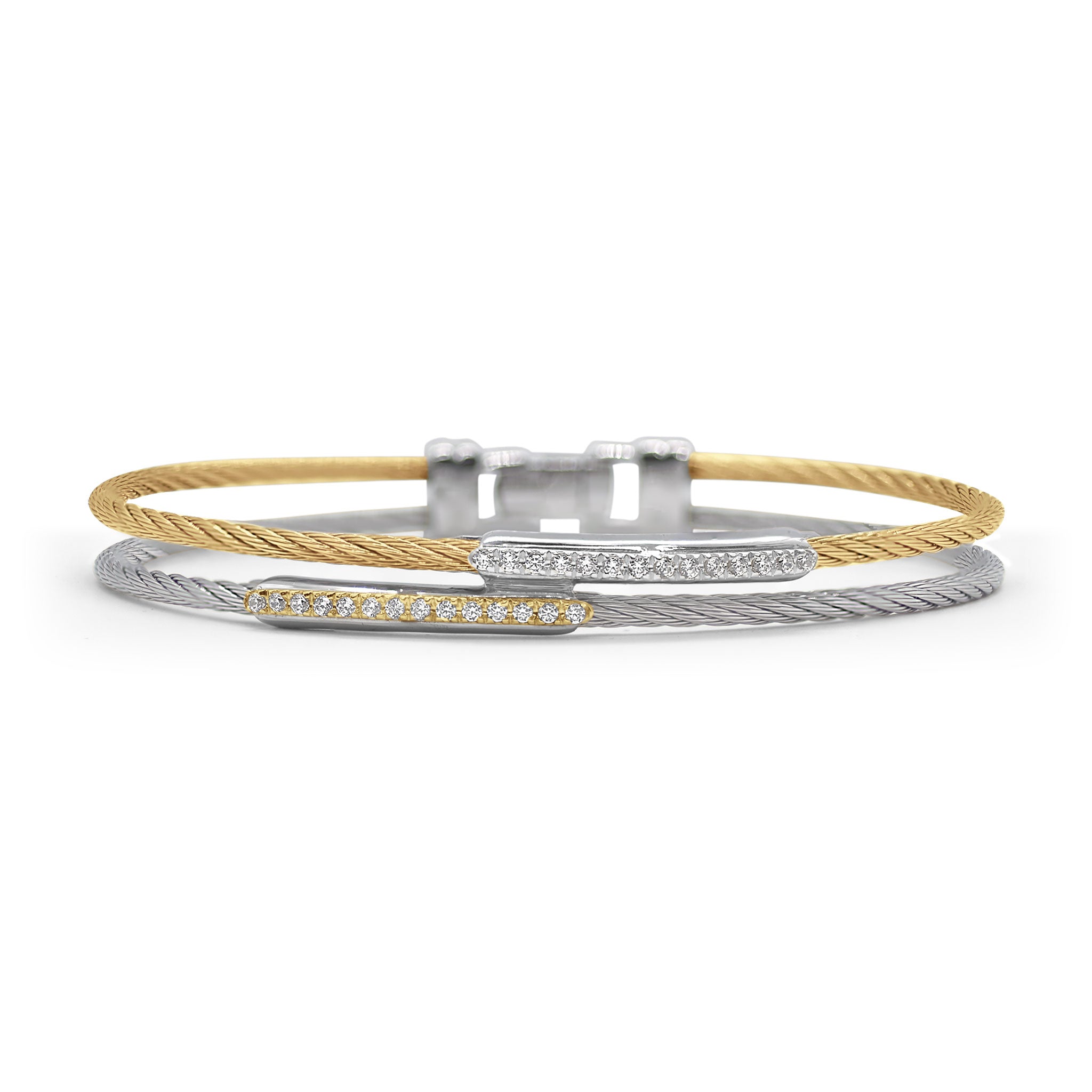 ALOR Dual Channel Bar Bracelet