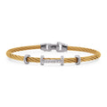 ALOR Wide Halo Harmony Bracelet