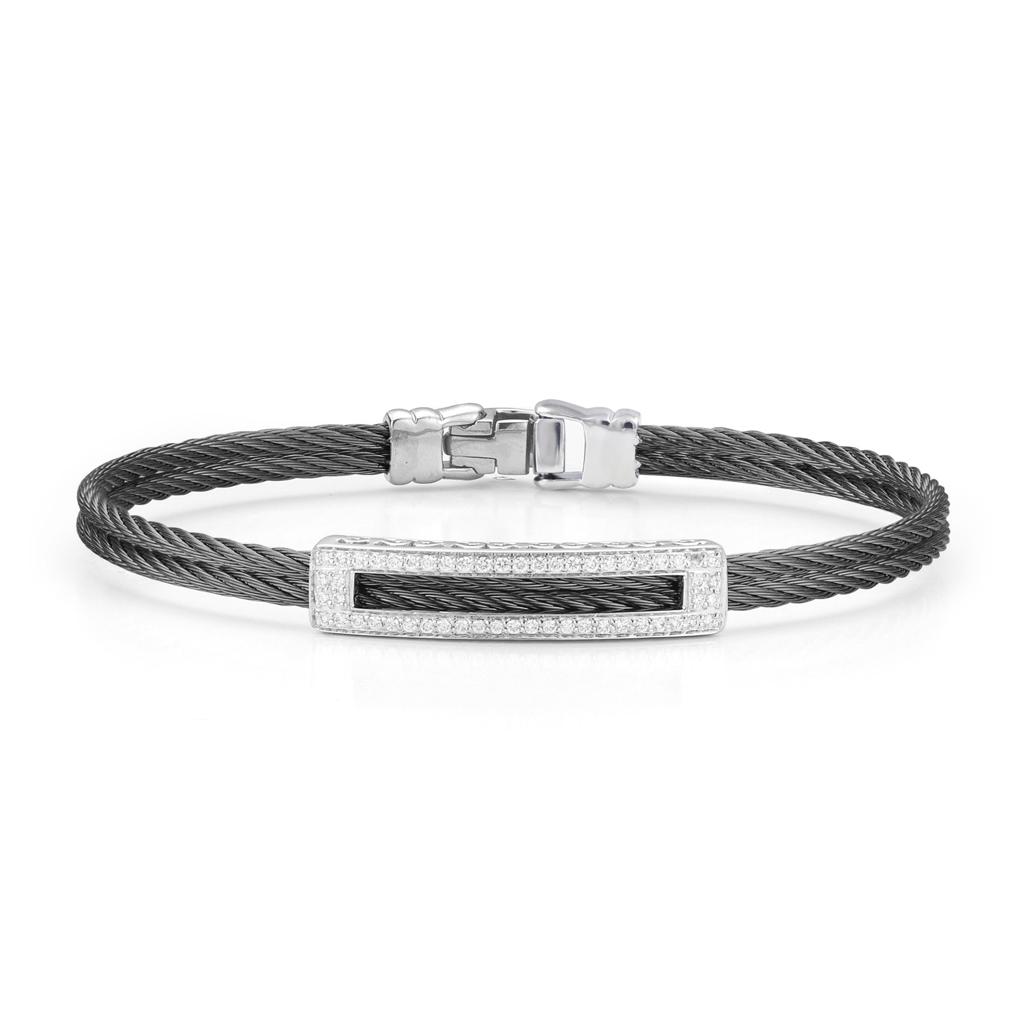 ALOR Open Rectangle Bracelet