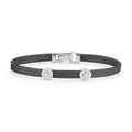 ALOR Double Round Classic Stackable Bracelet