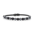 ALOR Men's Gemstone Bead Bracelet
